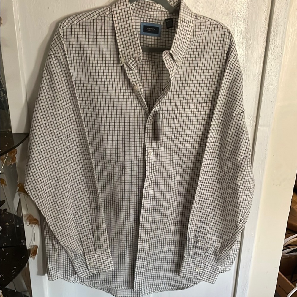 Arrow Checkered Mens Business Shirt